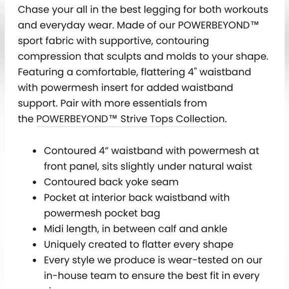 Beyond Yoga Orange Leggings - Picture 8 of 9